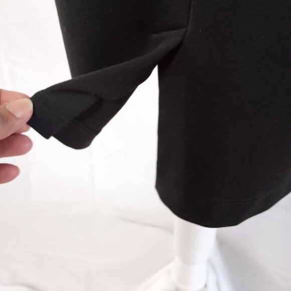 Chloe Kristyn One Shoulder Little Black Dress L NWT $398 Cocktail Party - Picture 11 of 13